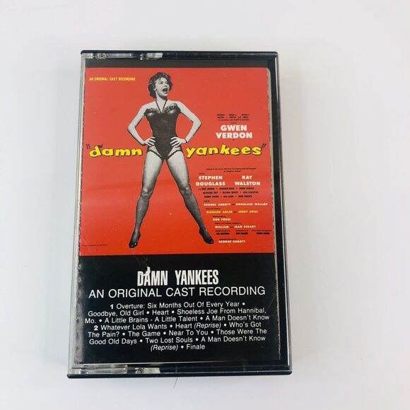Damn Yankees [Original Cast Recording] by Gwen Verdon (Cassette, Nov-1988, RCA) - Picture 1 of 3